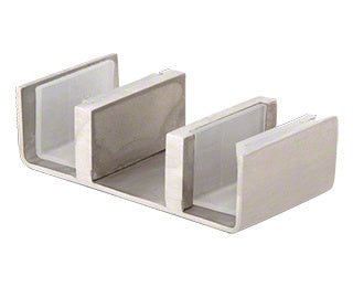 CRL CRL Brushed Stainless Replacement Bottom Guide for Cambridge Sliding System CAMG1BS