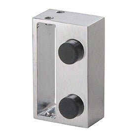 CRL CRL Brushed Stainless Replacement Stopper for Cambridge Sliding Shower Door System CAMS1BS