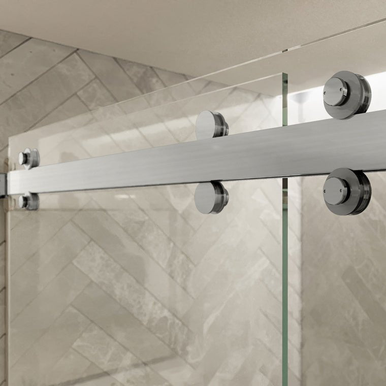 CRL CRL Deluxe 180 Degree Cambridge Series Two Door Bypass Sliding Shower Door System CAM73BS