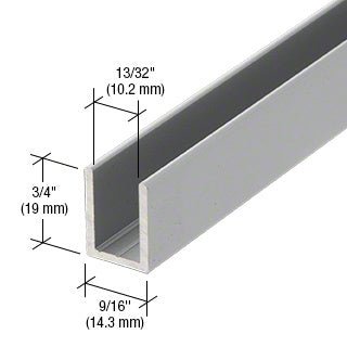 CRL CRL Fixed Panel Shower Door Deep U - Channel - 95" SDCD38A