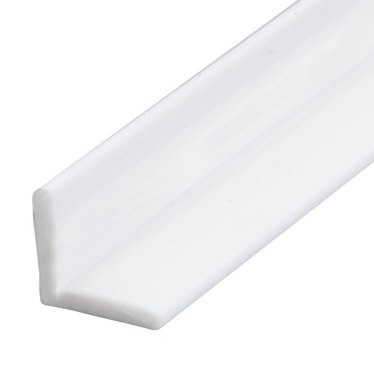 CRL CRL Multi - Purpose Clear 'L' Angle Jamb Seal for 1/4" to 1/2" Glass - No Pre - Applied Tape P14LJW