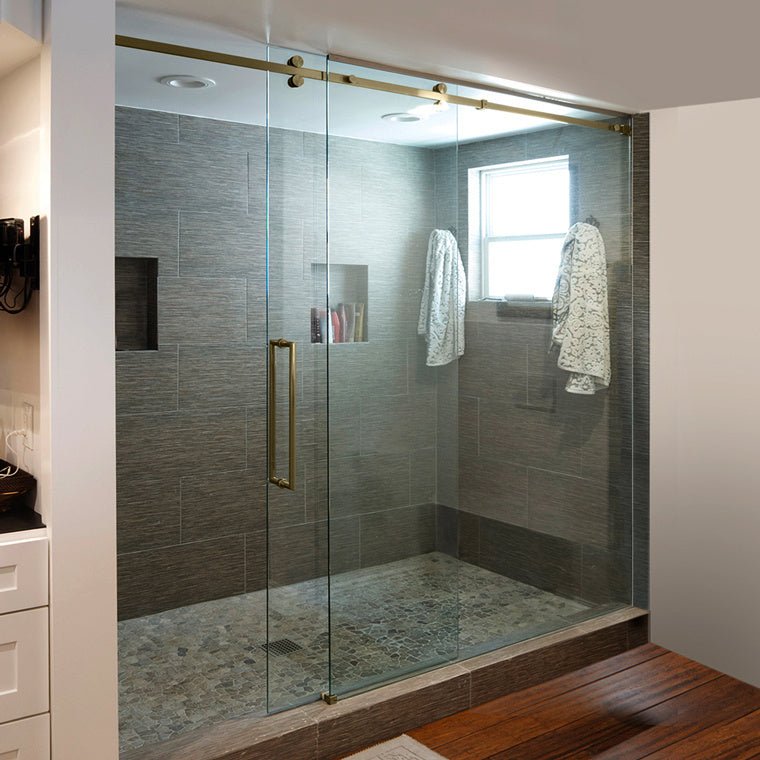 CRL CRL Senior Deluxe Serenity Sliding Shower Door System SRSER78BBRZ