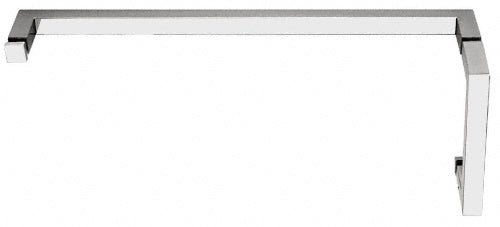 CRL CRL "SQ" Series Combination Pull Handle and Towel Bar SQ6X18CH