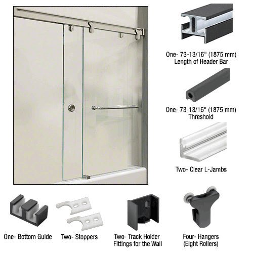 CRL CRL Standard 180 Degree Contempo Kit C0N73MBL