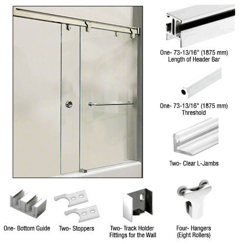 CRL CRL Standard 180 Degree Contempo Kit C0N73PS