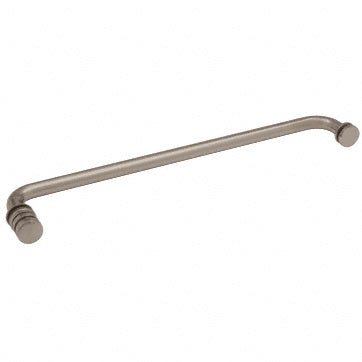 CRL CRL Towel Bar with Contemporary Knob TBCC18BN