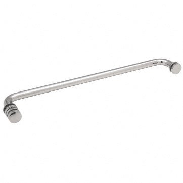 CRL CRL Towel Bar with Contemporary Knob TBCC18CH