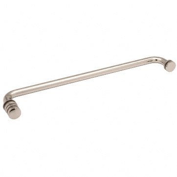 CRL CRL Towel Bar with Contemporary Knob TBCC18PN