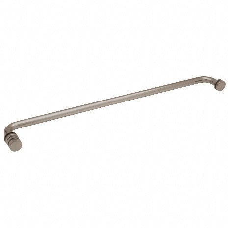 CRL CRL Towel Bar with Contemporary Knob TBCC24BN