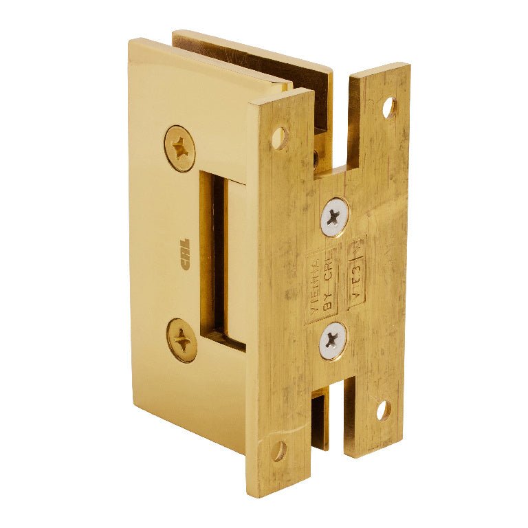 CRL CRL Vienna 037 Series Wall Mount 'H' Back Plate Hinge V1EH037BR