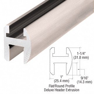 CRL Deluxe Shower Door Header Kit - 144" SDH144BN