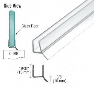 CRL CRL Dual Durometer PVC Bottom Seal or Side Seal for Glass P120WS - CCP22