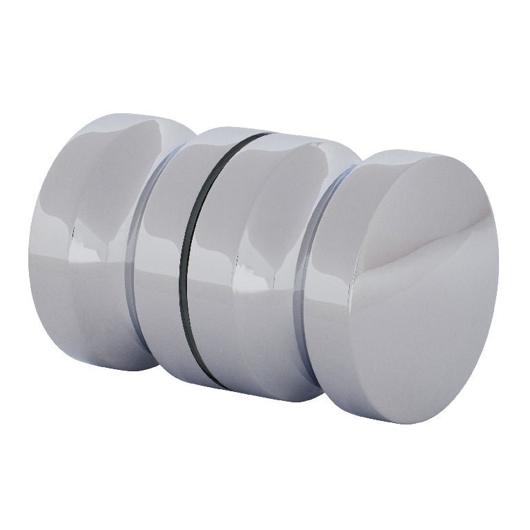 CRL Euro Style Back - to - Back Shower Door Knobs SDK120CH