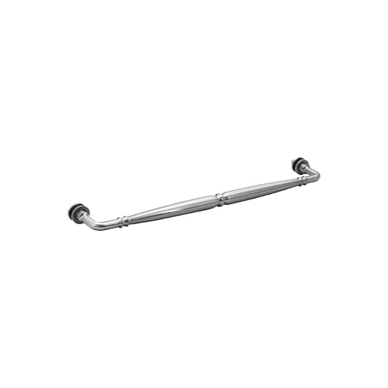 FHC FHC Baroque Style Towel Bar Single - Sided For 1/4" To 1/2" Glass BAR18CH