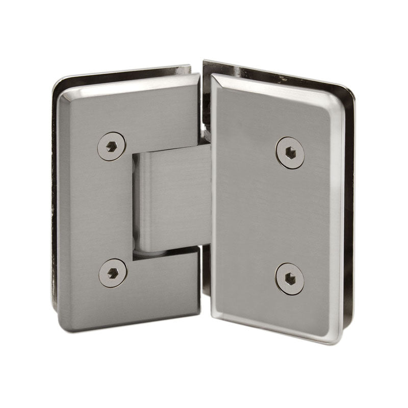 FHC FHC Carolina Beveled 5 Degree Positive Close Glass To Glass 135 Degree Hinge CLN535BN