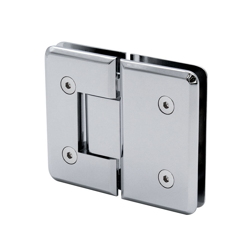 FHC FHC Carolina Beveled 5 Degree Positive Close Glass To Glass 180 Degree Hinge CLN580CH