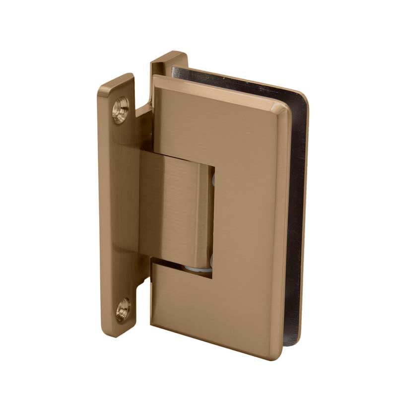 FHC FHC Carolina Beveled 5 Degree Positive Close Wall Mount Hinge Full Back Plate CLNF5BBRZ