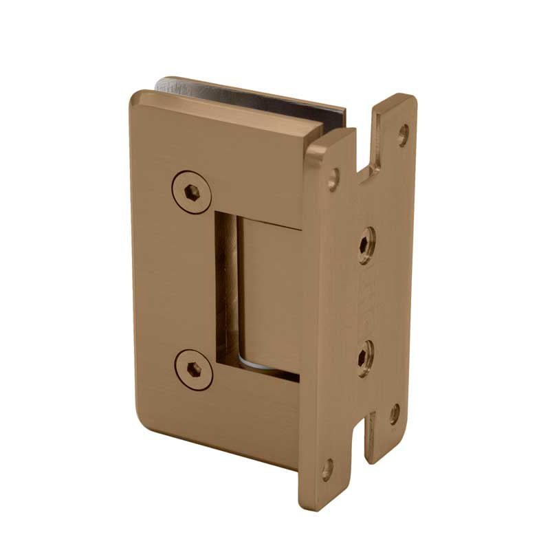 FHC FHC Carolina Beveled 5 Degree Positive Close Wall Mount Hinge Full Back Plate CLNF5BBRZ