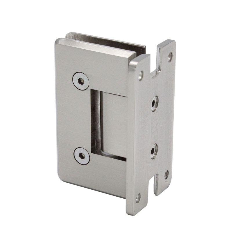 FHC FHC Carolina Beveled 5 Degree Positive Close Wall Mount Hinge Full Back Plate CLNF5BN