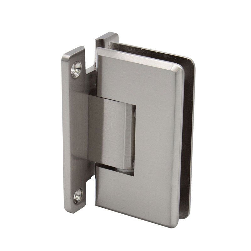 FHC FHC Carolina Beveled 5 Degree Positive Close Wall Mount Hinge Full Back Plate CLNF5BN