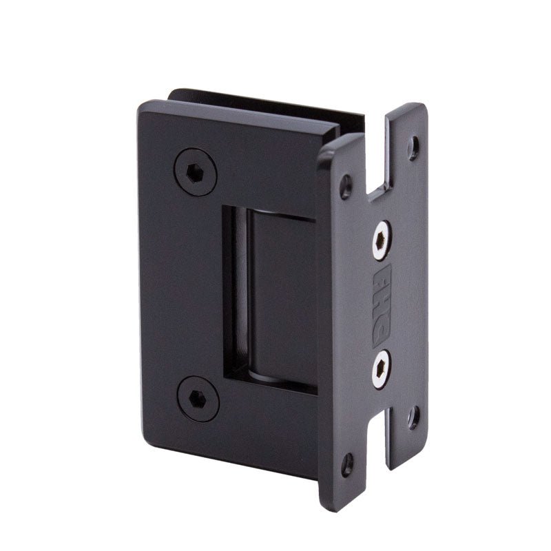 FHC FHC Carolina Beveled 5 Degree Positive Close Wall Mount Hinge Full Back Plate CLNF5MB