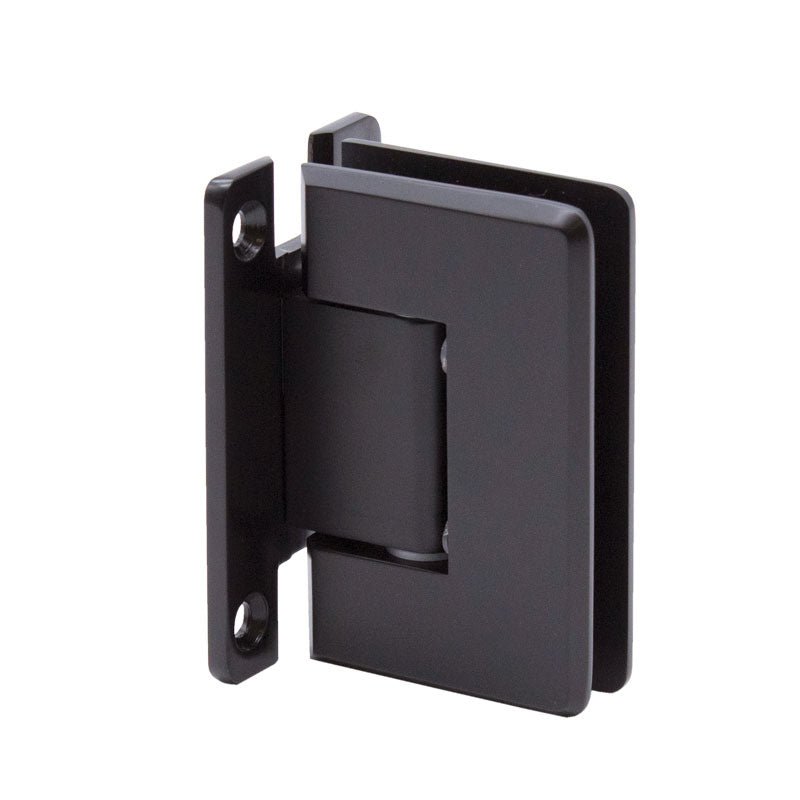 FHC FHC Carolina Beveled 5 Degree Positive Close Wall Mount Hinge Full Back Plate CLNF5MB