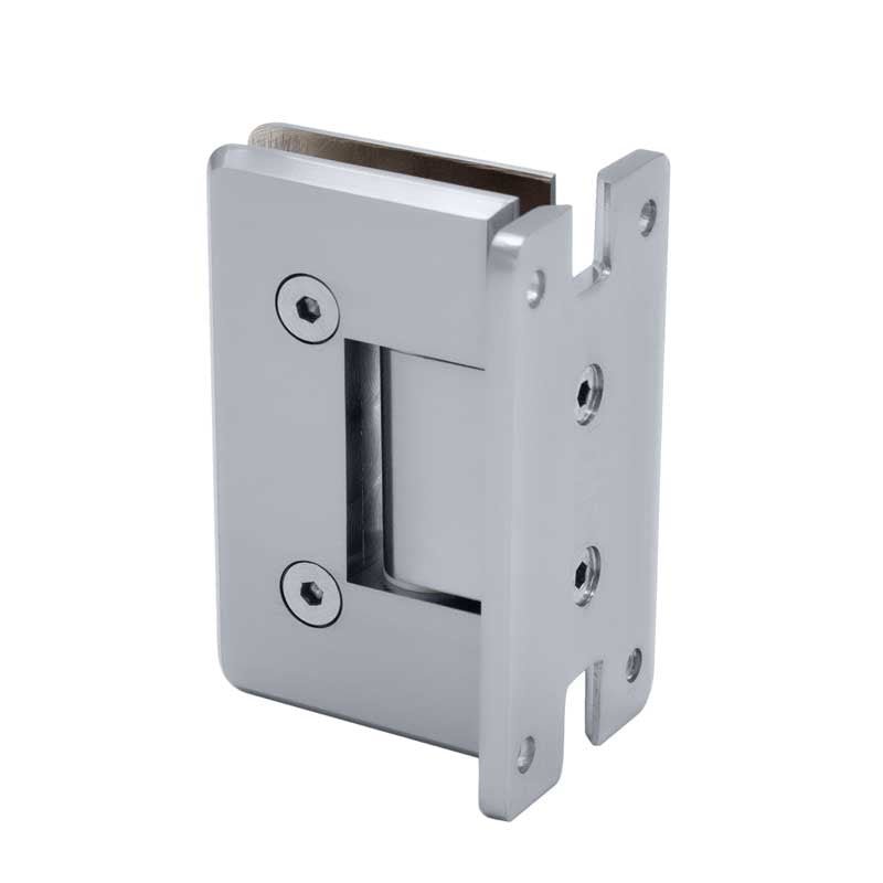 FHC FHC Carolina Beveled 5 Degree Positive Close Wall Mount Hinge Full Back Plate CLNF5PN