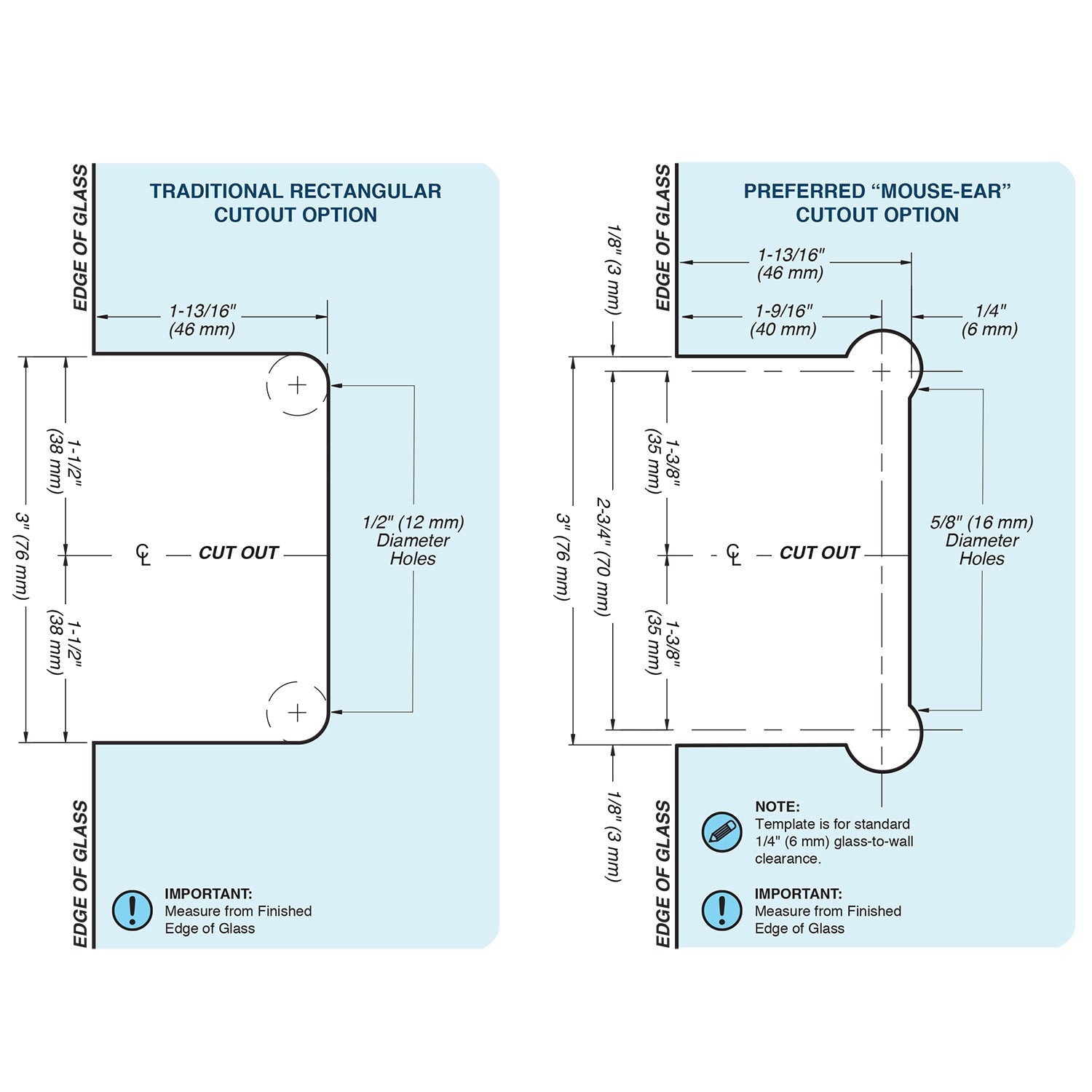 FHC FHC Carolina Beveled Wall Mount Hinge Offset Back Plate CLN02BN