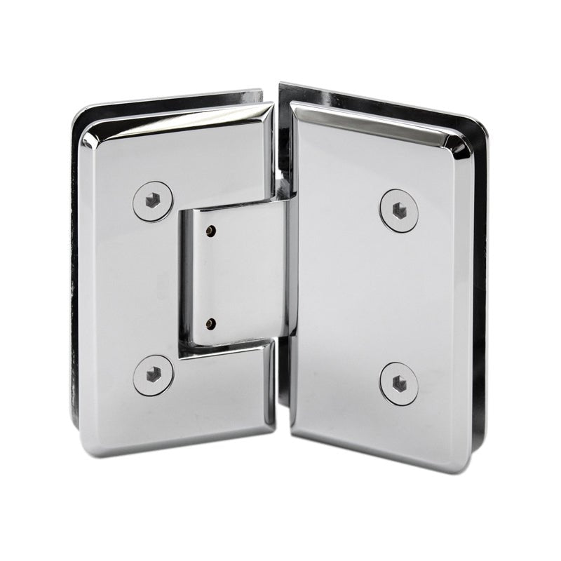 FHC FHC Carolina Series 135 Degree Adjustable Glass - To - Glass Hinge For 3/8" To 1/2" Glass CLNA135CH