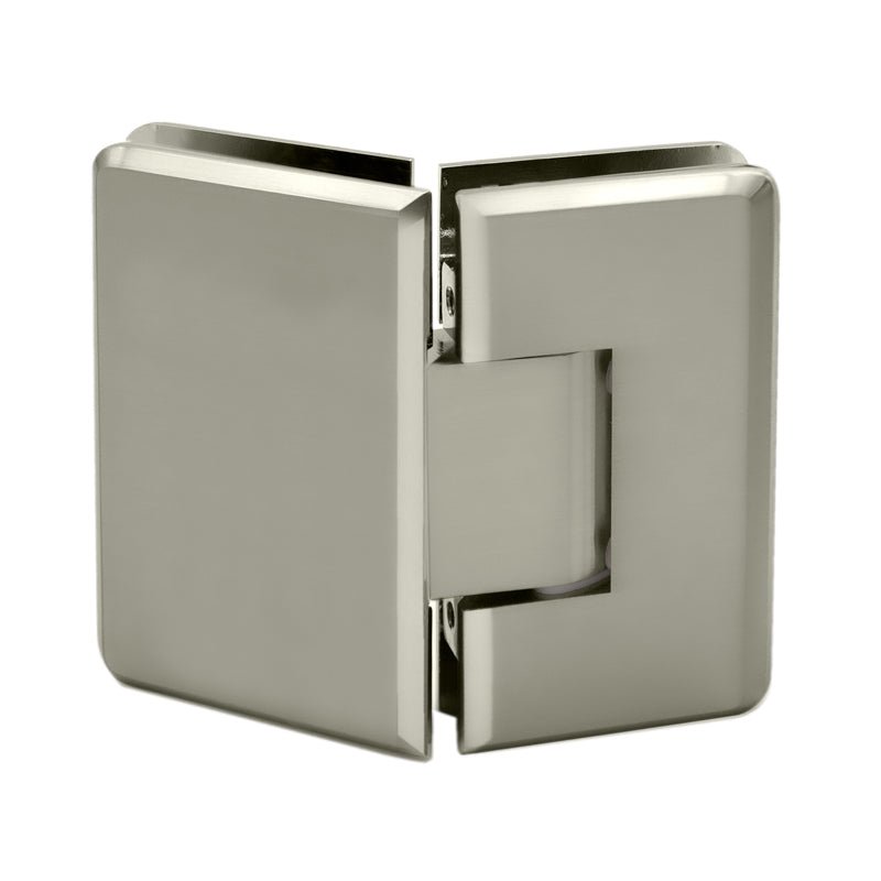 FHC FHC Carolina Series 135 Degree Adjustable Glass - To - Glass Hinge For 3/8" To 1/2" Glass CLNA135PN