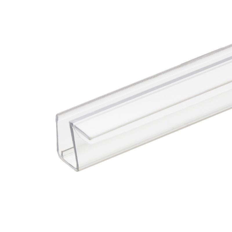 FHC FHC Clear 90 Degree Side Stike Seal For 3/8" Glass CJS9038