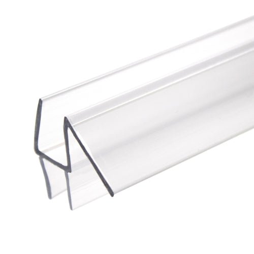 FHC FHC Clear Bottom Wipe Drip Rail 36" Long For 3/8" Glass CBW383650