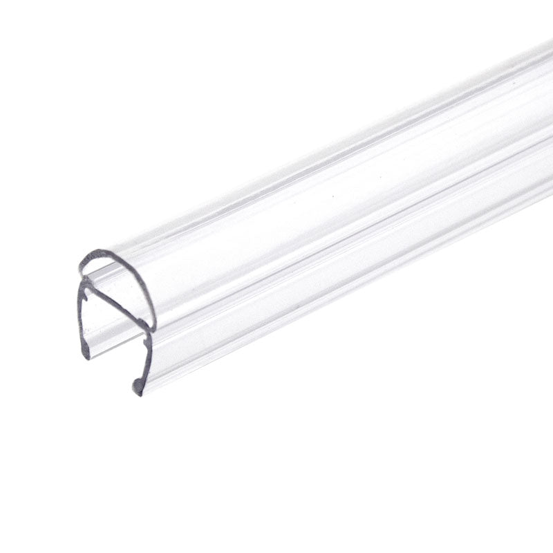 FHC FHC Clear Vinyl Bulb Seal for Glass - 95" Long CUB12