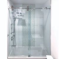 FHC FHC Clearwater Series Sliding Shower Door System For 3/8