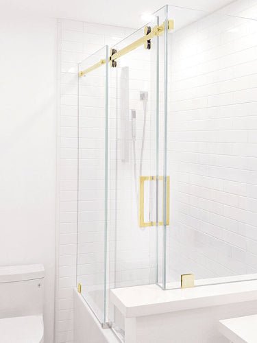 FHC FHC Denali Series 180 Deg Sliding Shower Door Kit DEN180SB