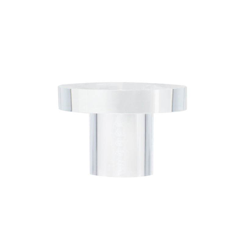 FHC FHC Glass Top Hat Knob Single Sided Uv Bond DK061