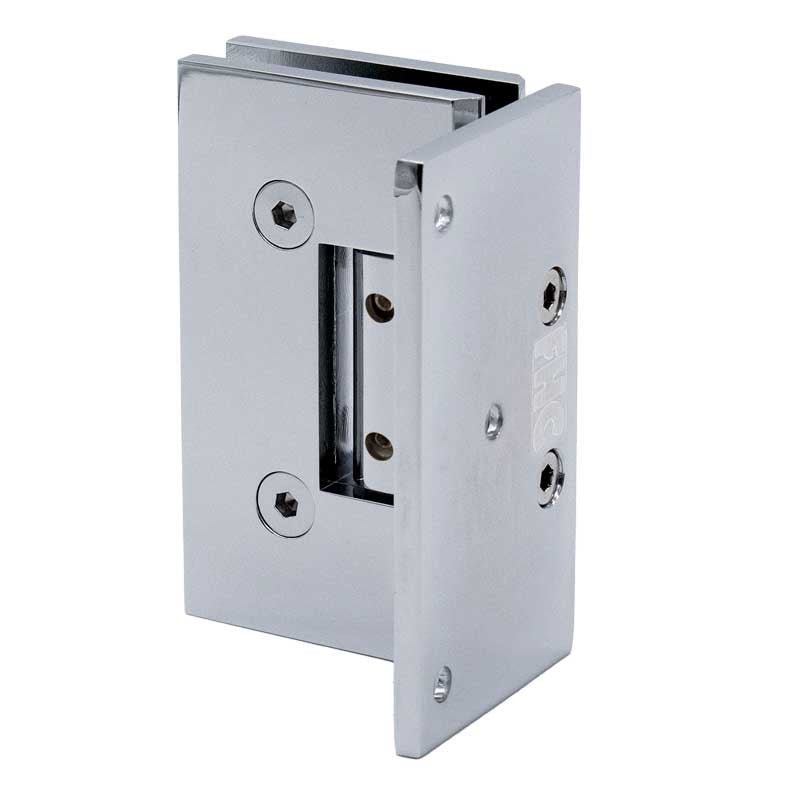 FHC FHC Glendale Adjustable Square Wall Mount Hinge Full Offset Back Plate GLENA05CH