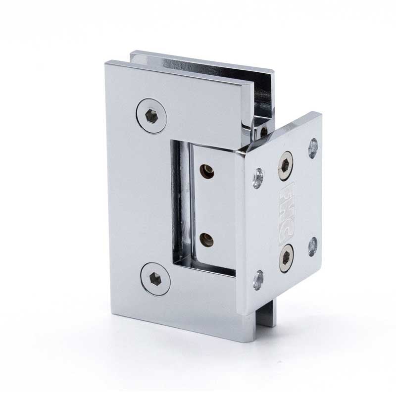 FHC FHC Glendale Adjustable Square Wall Mount Hinge Short Back Plate GLENAS2CH