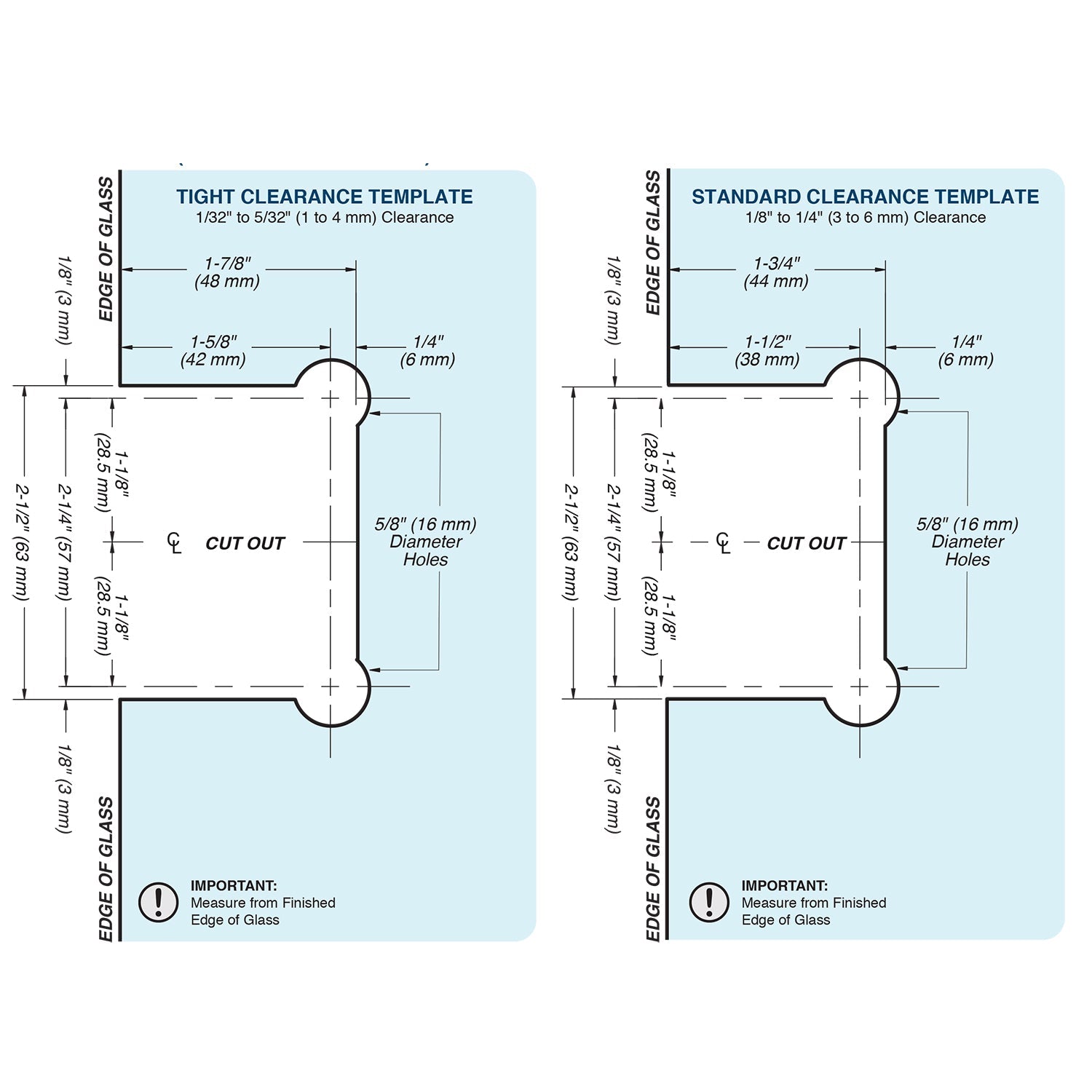 FHC FHC Glendale Pony Wall Mount Hinge For 3/8" Or 1/2" Glass GLENS5BN