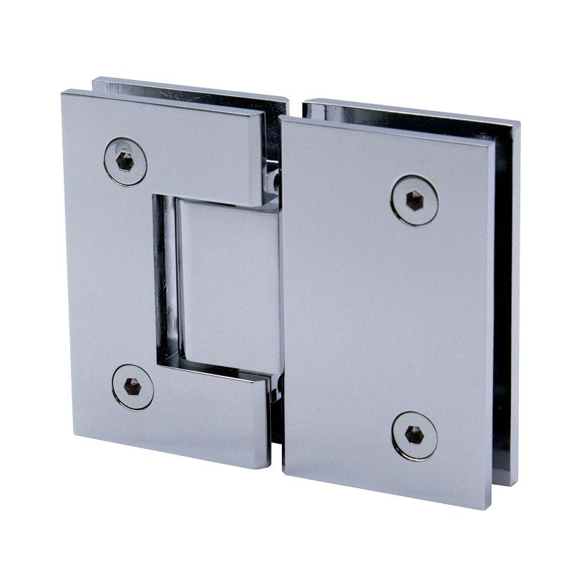 FHC FHC Glendale Square 5 Degree Positive Close Glass To Glass 180 Degree Hinge GLEN580CH