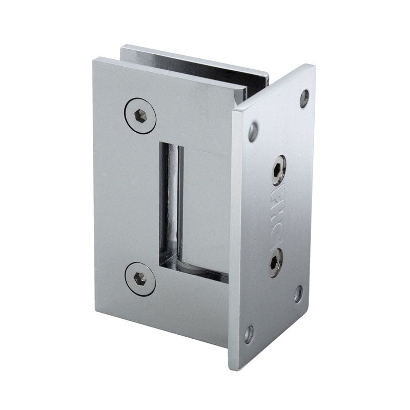 FHC FHC Glendale Square 5 Degree Positive Close Wall Mount Hinge Full Back Plate GLENF5CH