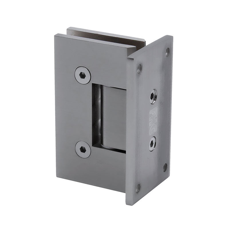 FHC FHC Glendale Square 5 Degree Positive Close Wall Mount Hinge Full Back Plate GLENF5PN