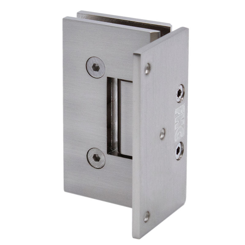 FHC FHC Glendale Square 5 Degree Positive Close Wall Mount Hinge Offset Back Plate GLENS5BN