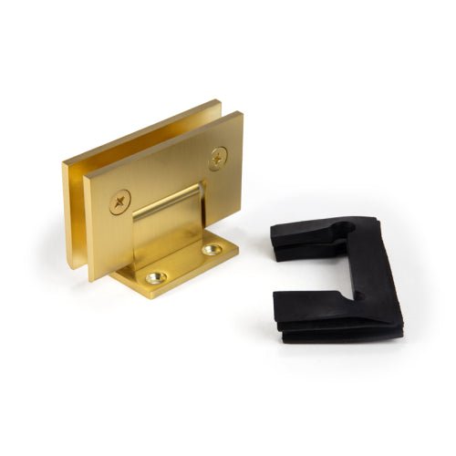 FHC FHC Glendale Square 5 Degree Positive Close Wall Mount Hinge Offset Back Plate GLENS5SB