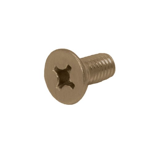 FHC FHC Hinge Coverplate Screws 8 - Pk Phillips HD PL6X12BBRZ