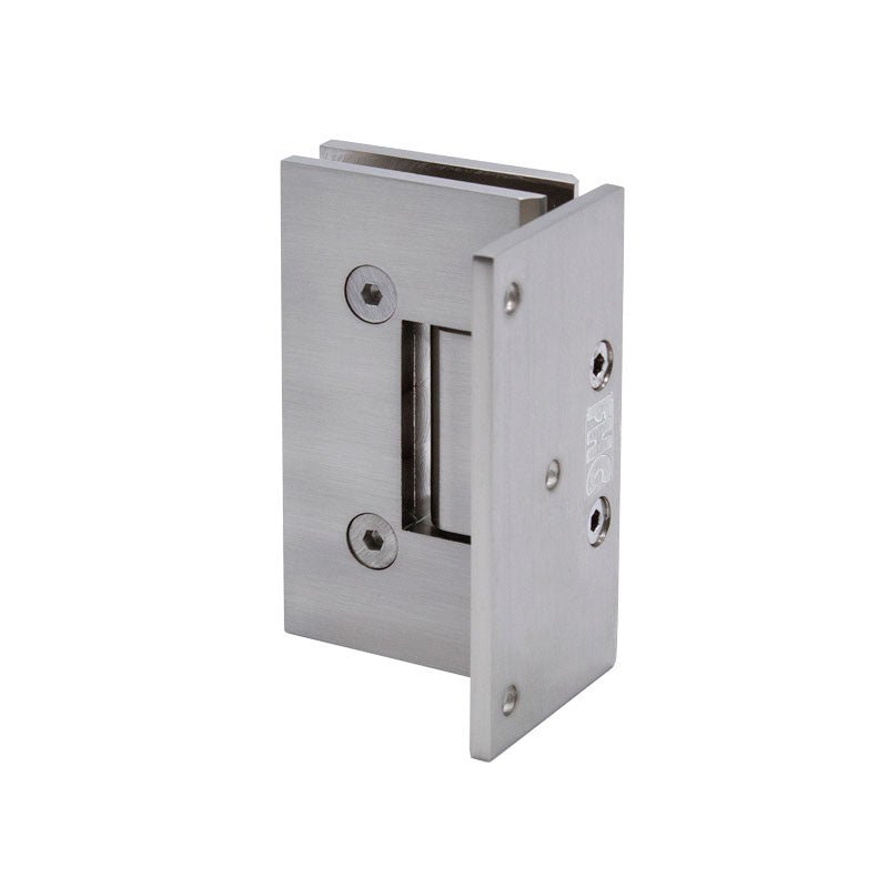 FHC FHC Jr Glendale 5 Degree Positive Wall Mount Hinge Full Offset Back Plate 1/4" Glass JRGLEN05BN