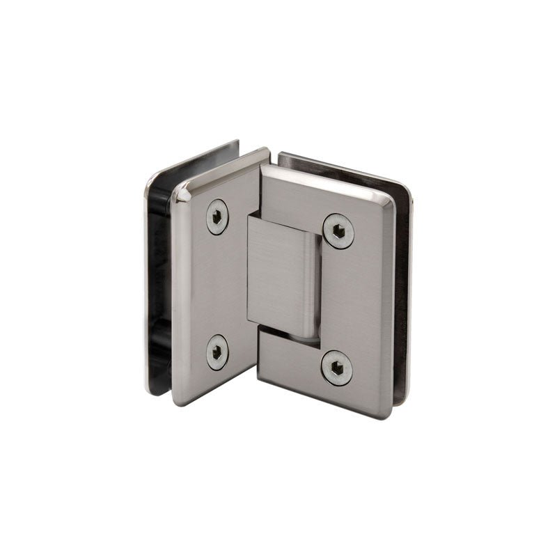 FHC FHC Jr Preston 90 Degree Glass - To - Glass Hinge For 1/4" Glass JRPRES90BN