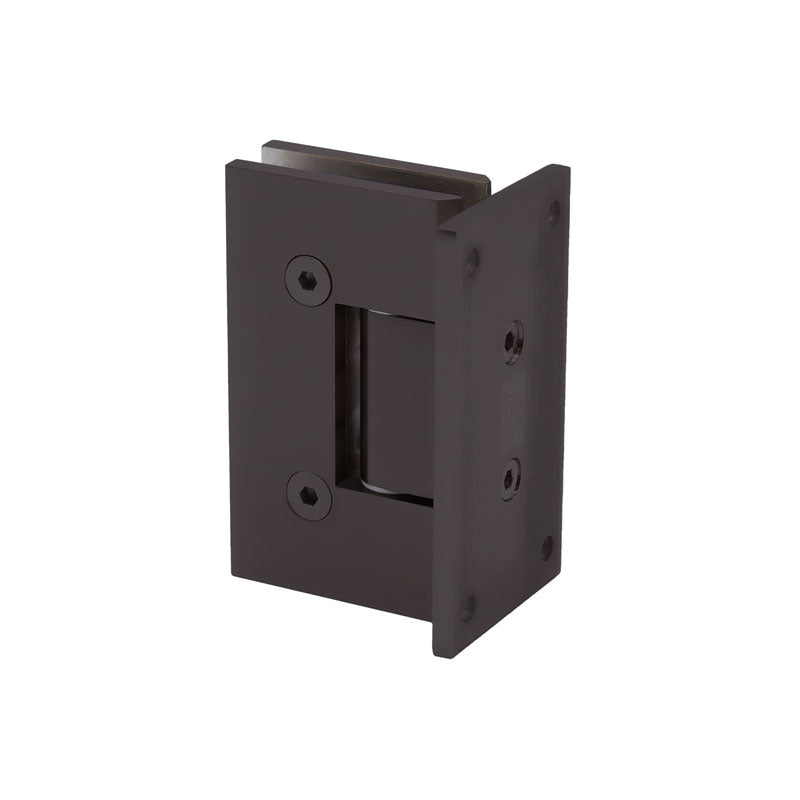 FHC FHC Junior Glendale Square 5 Degree Wall Mount Hinge Full Back Plate JRGLENF50RB