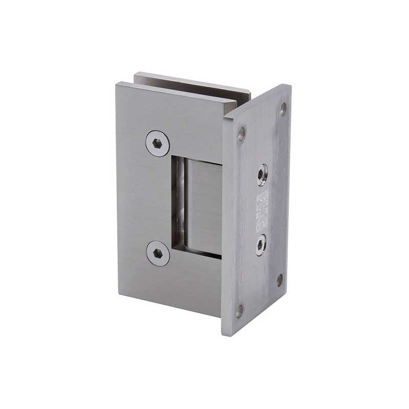 FHC FHC Junior Glendale Square 5 Degree Wall Mount Hinge Full Back Plate JRGLENF5BN