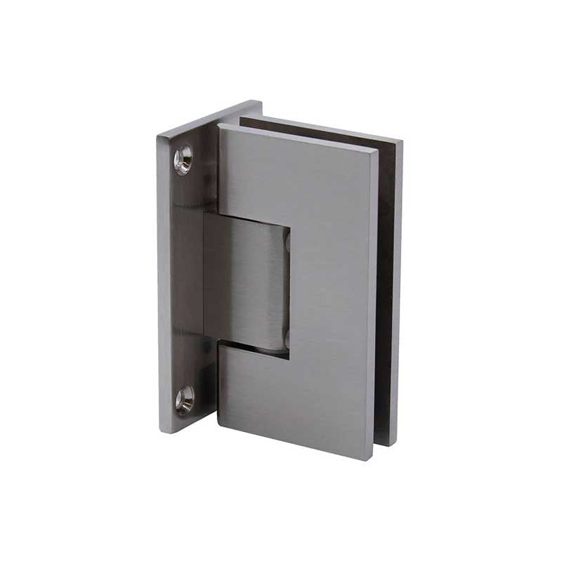 FHC FHC Junior Glendale Square 5 Degree Wall Mount Hinge Full Back Plate JRGLENF5BN